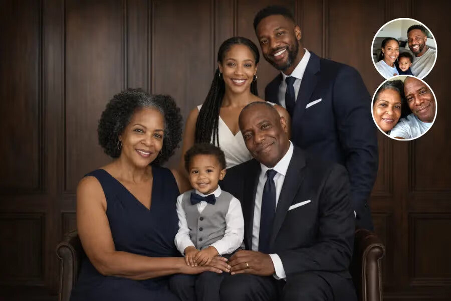 Family portrait example