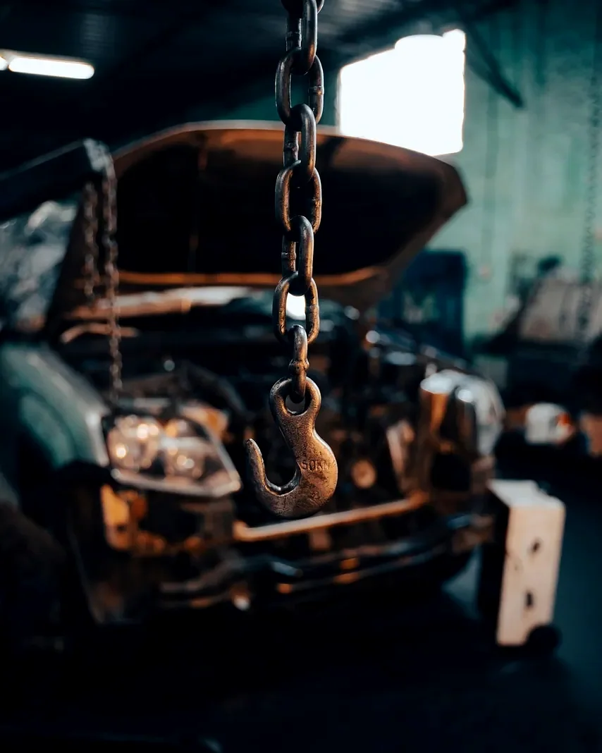 Auto body shop: mechanic, garage, car wallpapers (stock photo)