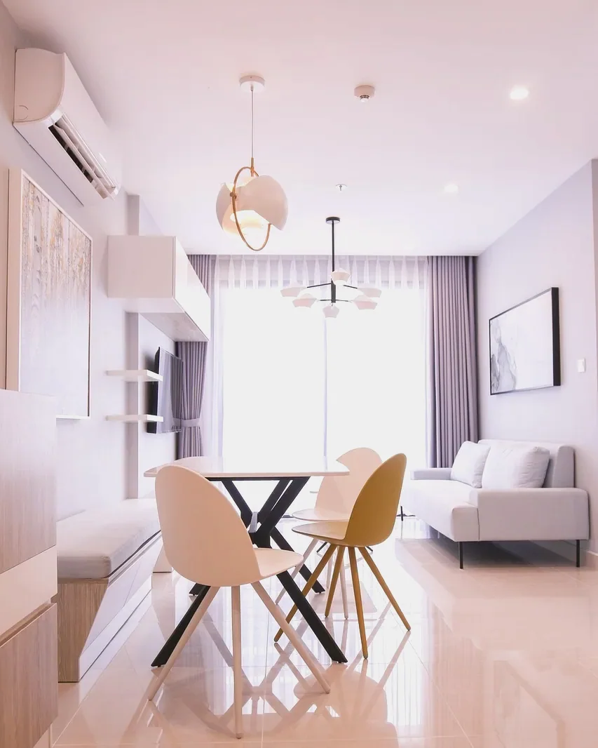 Interior design: apartment, living room, interior design (stock photo)